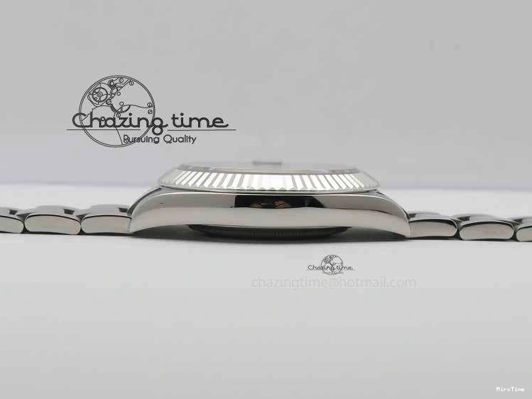 MiroTime 0408 DateJust II 41mm SS BP Maker Best Edition Gray Dial On SS Bracelet SA Trendsetting 3736